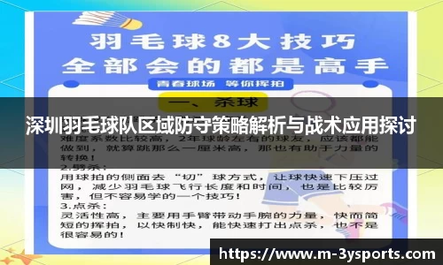 深圳羽毛球队区域防守策略解析与战术应用探讨