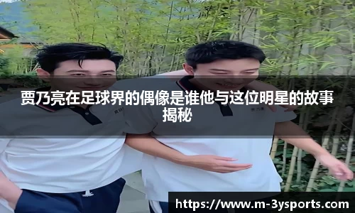 贾乃亮在足球界的偶像是谁他与这位明星的故事揭秘