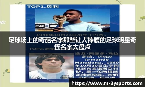 足球场上的奇葩名字那些让人捧腹的足球明星奇怪名字大盘点